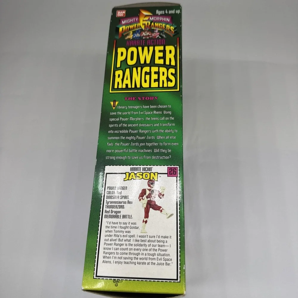Mighty Morphin Power Rangers Karate Action Jason Red Ranger Deluxe 8